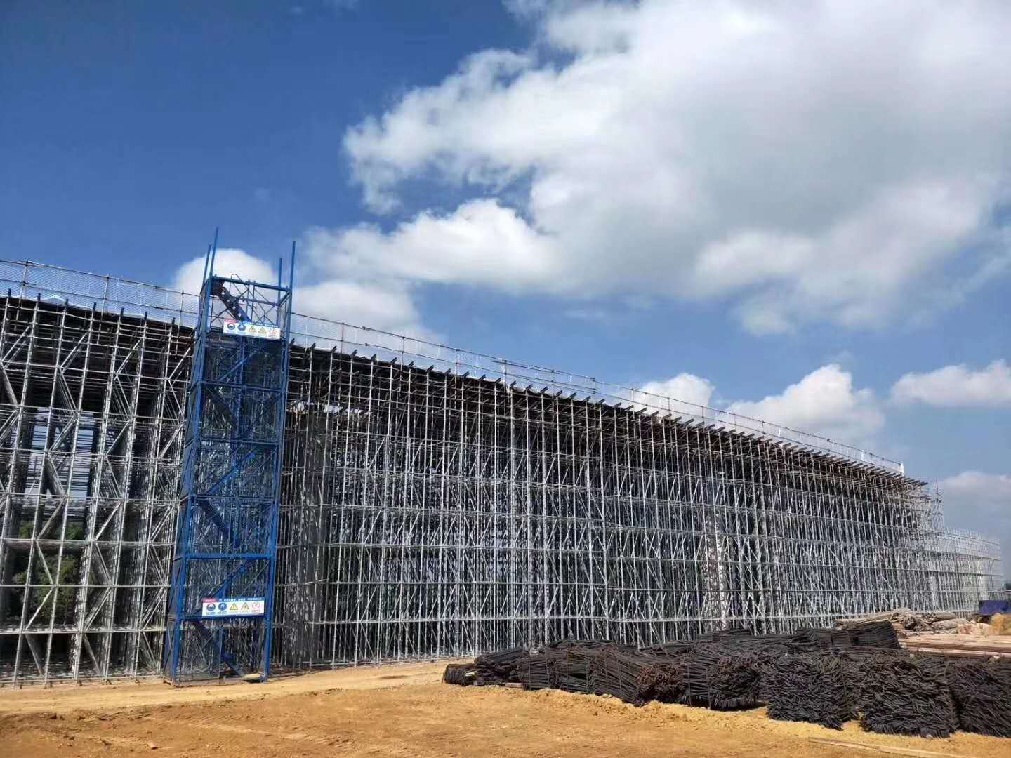 盤扣腳手架搭建周期短，經濟效益好！